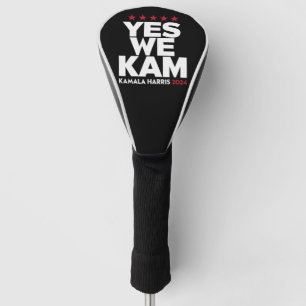 Kamala Harris Yes We Kam für US-Präsident 2024 Golf Headcover