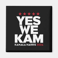 Kamala Harris Yes We Kam für US-Präsident 2024
