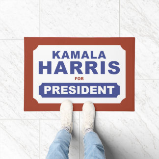 KAMALA HARRIS ZUR PRÄSIDENTIN FUßMATTE