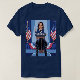 KAMALA HARRIS'S NIECE - JA, SIE KANN T - Shirt