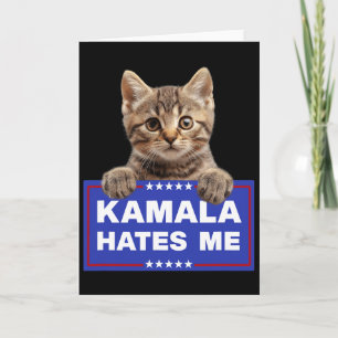 Kamala hasst mich Pro-Trump 2024 konservativer Pat Karte