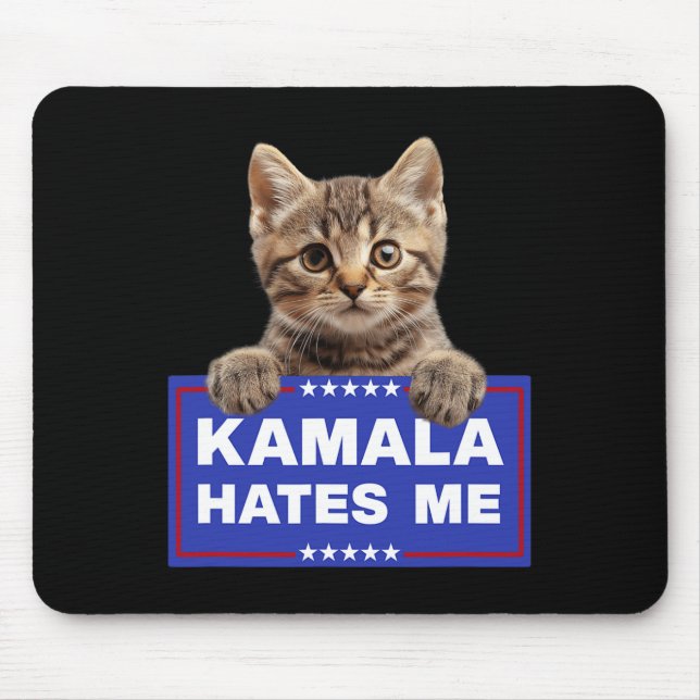 Kamala Hates Me Pro-trump 2024 Konservativer Patri Mousepad (Vorne)