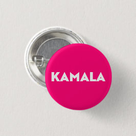 Kamala heiß rosa, moderne, fette Typografie Button