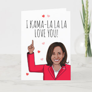 Kamala - I Kama-la-Liebe Ihr Valentine Karte