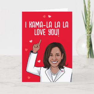 Kamala - I Kama-la-Liebe Ihr Valentine Karte