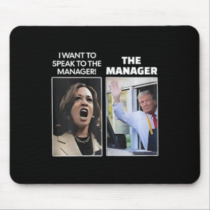 Kamala Ich Will Mit Dem Geschäftsführer Trump Mcdo Mousepad