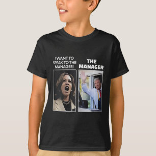 Kamala Ich Will Mit Dem Geschäftsführer Trump McDo T-Shirt