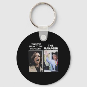 Kamala Ich Wollte, mit dem Manager Trump McDona zu Schlüsselanhänger