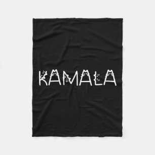 Kamala In Cat Schriftart Kamala Harris Wheimer 202 Fleecedecke