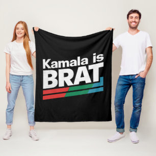 Kamala is Brat Fleecedecke