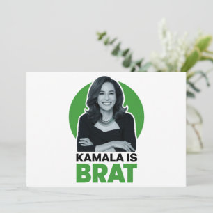 Kamala ist Brat Funny Sarcastic Einladung