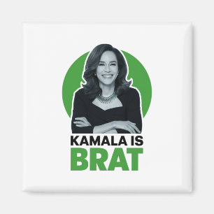 Kamala ist Brat Funny Sarcastic Magnet
