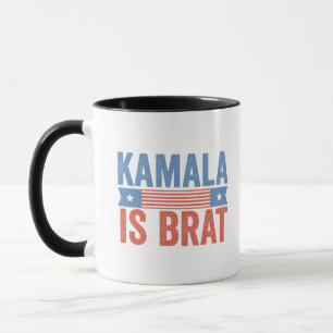 Kamala ist Brat-Wahl zur Demokratie 2024 Tasse