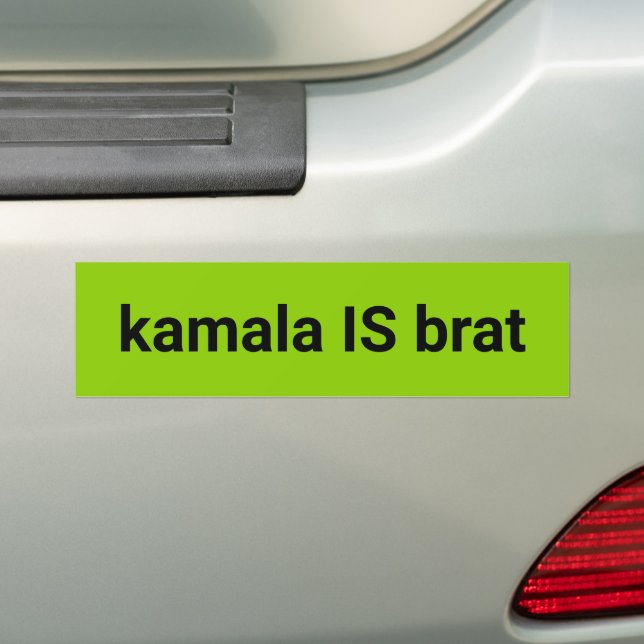 Kamala ist braunschwarz und kalk grün cool autoaufkleber (Auf Auto)