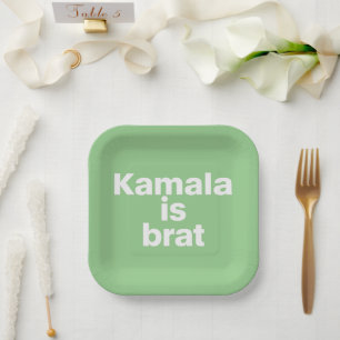 Kamala ist ein verwöhntes Kind Pappteller