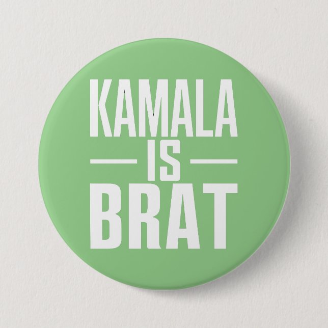 Kamala ist ein verzogenes Gör Button (Vorderseite)