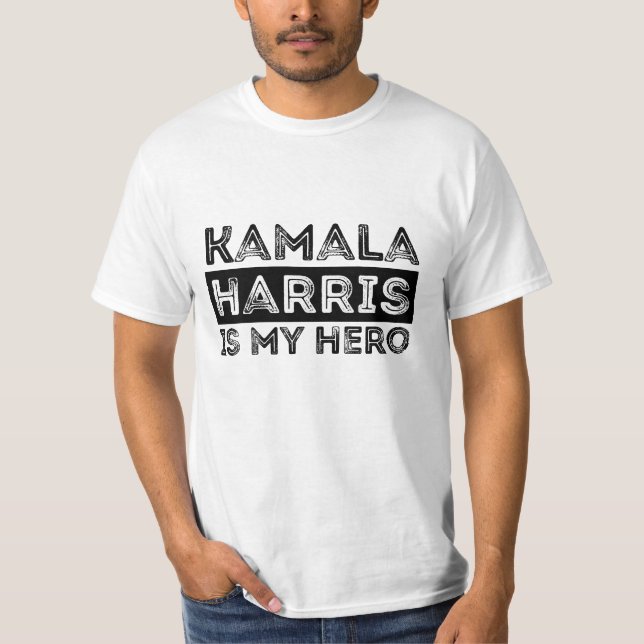 Kamala ist mein Held T-Shirt (Vorderseite)