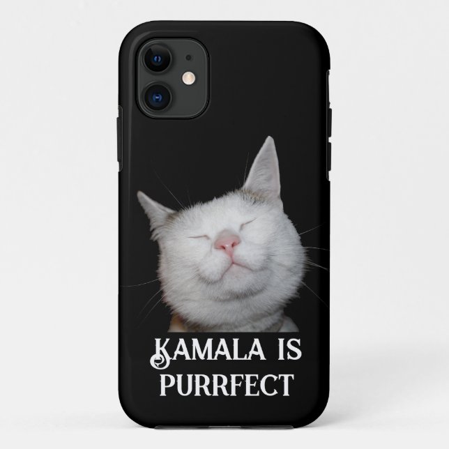 Kamala ist Purrfect Case-Mate iPhone Hülle (Rückseite)