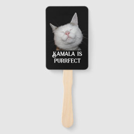 Kamala ist Purrfect Fächer