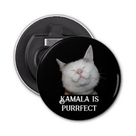 Kamala ist Purrfect Flaschenöffner