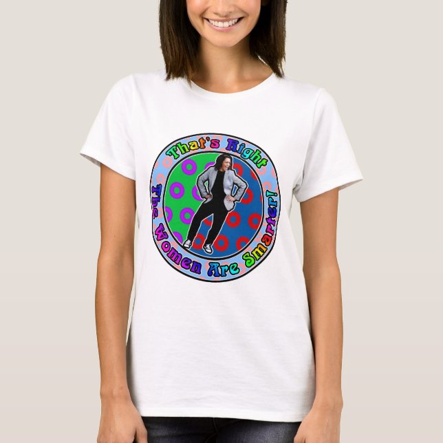 Kamala ist schlauer, die Frauen klüger T-Shirt (Vorderseite)