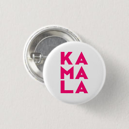 kamala Ka ma la 3 Silben Typografie pink weiß Button