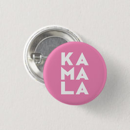 kamala Ka ma la 3 Silben Typografie weiß pink Button