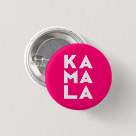 kamala Ka ma la 3 Silben typografisch heiß rosa Button