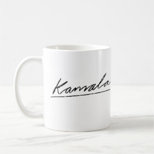 Kamala-Kursive Signatur Kaffeetasse