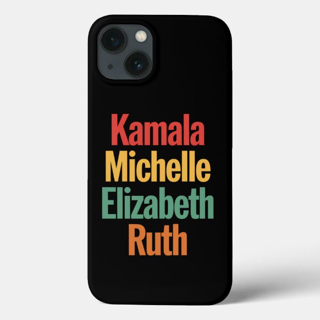 Kamala Michelle Elizabeth Ruth Feminist Politisch Case-Mate iPhone Hülle (Rückseite)