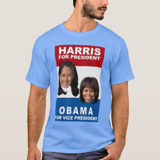 Kamala Michelle Obama 2024 Obama 2024 Wahl Sma T-Shirt