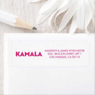 Kamala moderne, fett formatierte Typografie, heiß