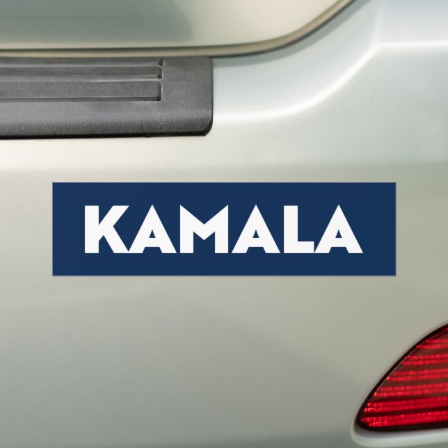 Kamala moderne mutige Typografie minimalistisch ma Autoaufkleber (Auf Auto)