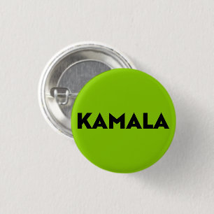 Kamala moderne, mutige Typografie schwarzer grüner Button