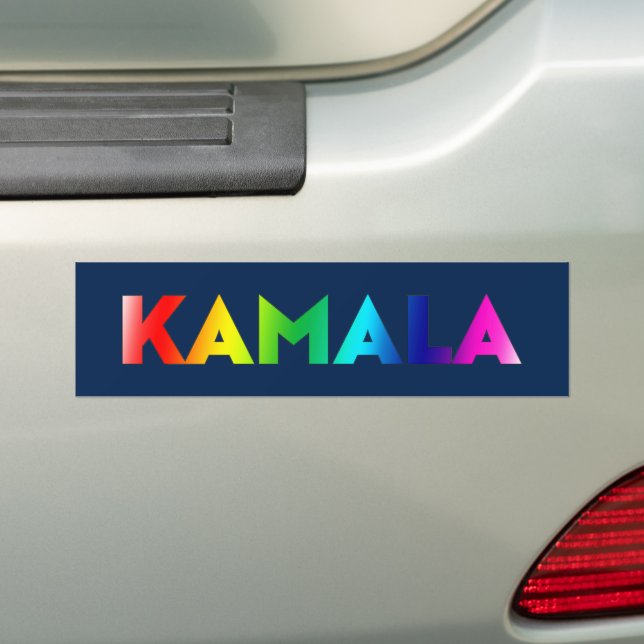 Kamala moderne Regenbogengradientenschiff Autoaufkleber (Auf Auto)
