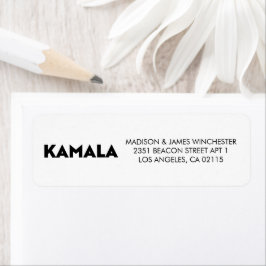 Kamala moderne Typografie minimalistisch Schwarz-w