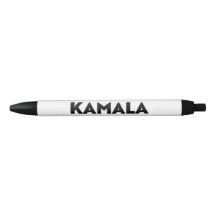 Kamala moderne Typografie minimalistisch Schwarz-w Kugelschreiber