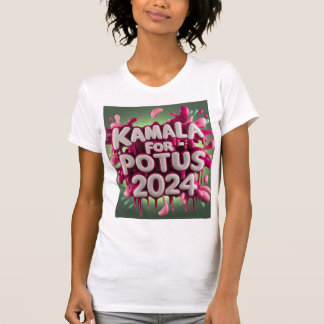 Kamala Potus 2024 - Rosa und Grün T-Shirt