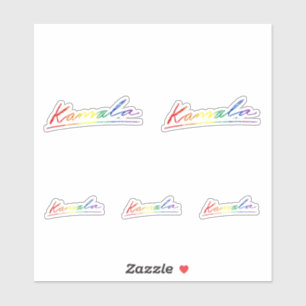 Kamala Pride Unterschrift Aufkleber