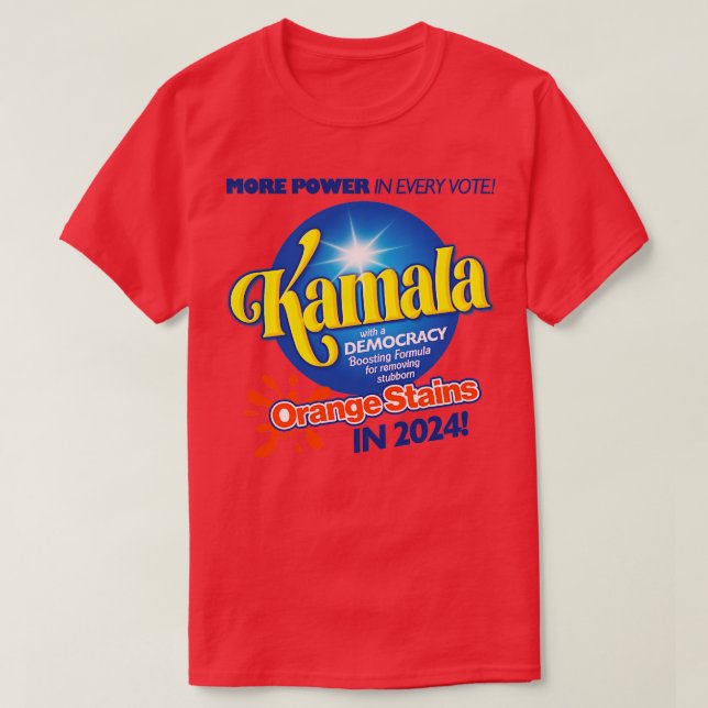 Kamala Reinigungsmittel zur Entfernung von Stubbor T-Shirt (Design vorne)
