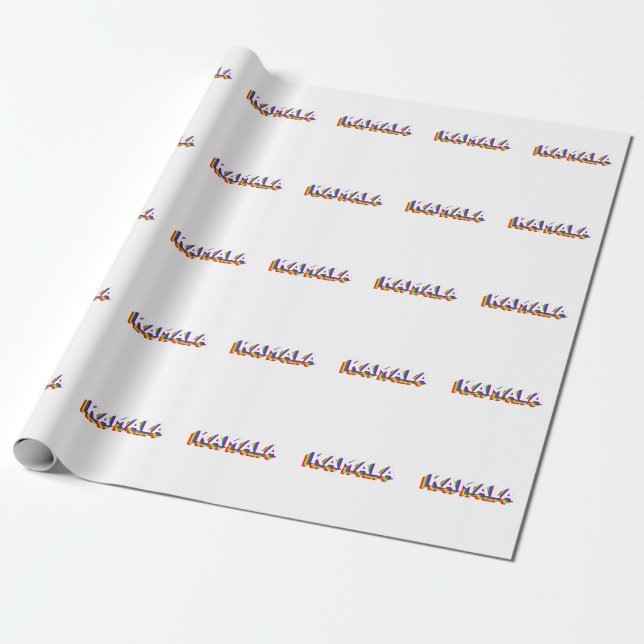 Kamala Retro Pride Geschenkpapier (Ungerollt)