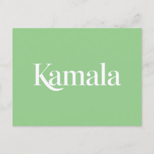 Kamala Schwester Kamala Harris für Präsident 2024 Postkarte
