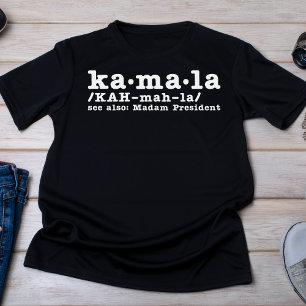 Kamala Siehe auch: Frau Präsidentin Phonetic T-Shirt