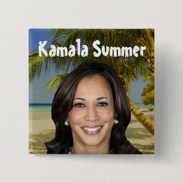 Kamala Sommer 2024 Button (Vorderseite)