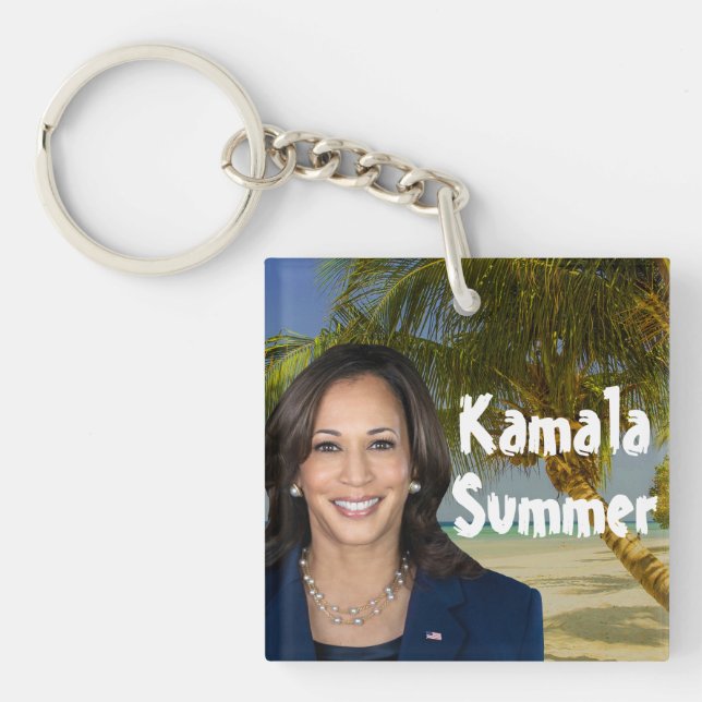 Kamala Sommer 2024 Schlüsselanhänger (Vorderseite)