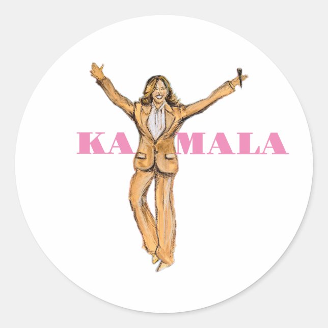 Kamala Stickers (Vorderseite)