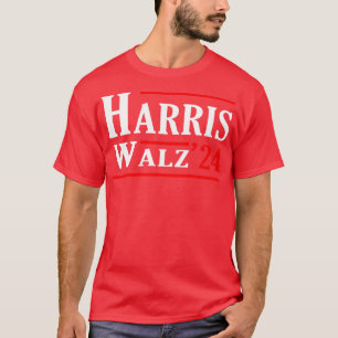 Kamala Tim Walz 2024 Wahl Demokrat T-Shirt