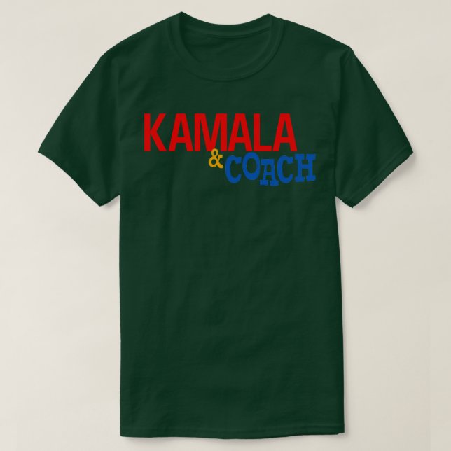 Kamala und The Coach TShirt 1 (Design vorne)