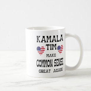 Kamala und Tim - Gesunder Menschenverstand wieder Kaffeetasse