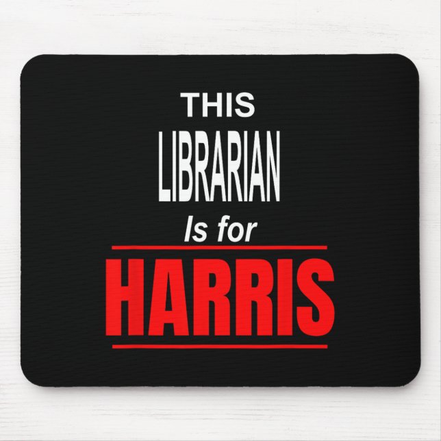 Kamala unterstützt Harris Präsident 2024 Harris Mousepad (Vorne)